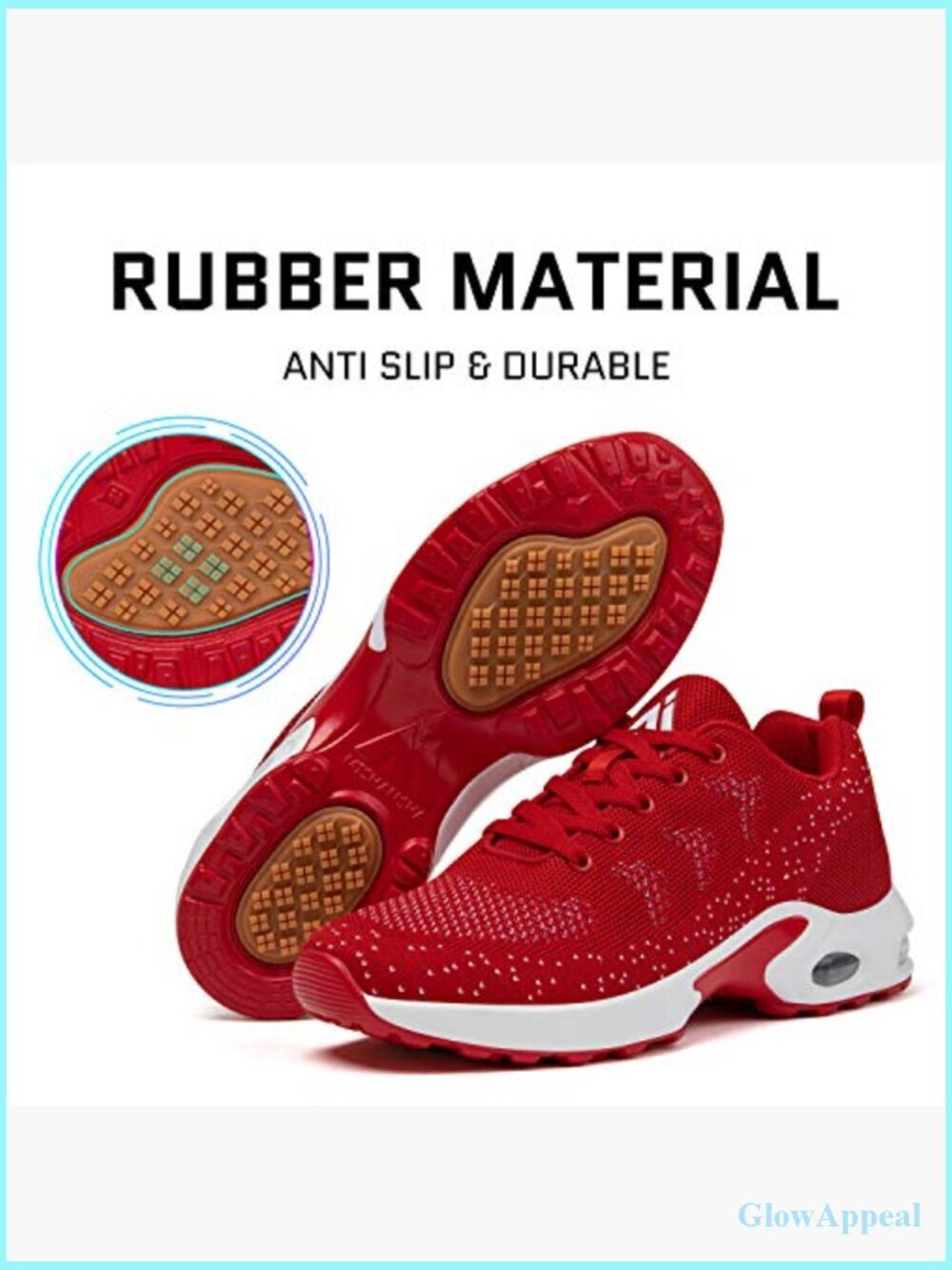 Womens Sneakers Air Cushion Running Tennis Walking Shoes Lightweight Arch - Picture 6 of 7